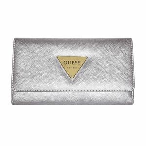 GUESS Metallic Silver Women's Wallet Y2K